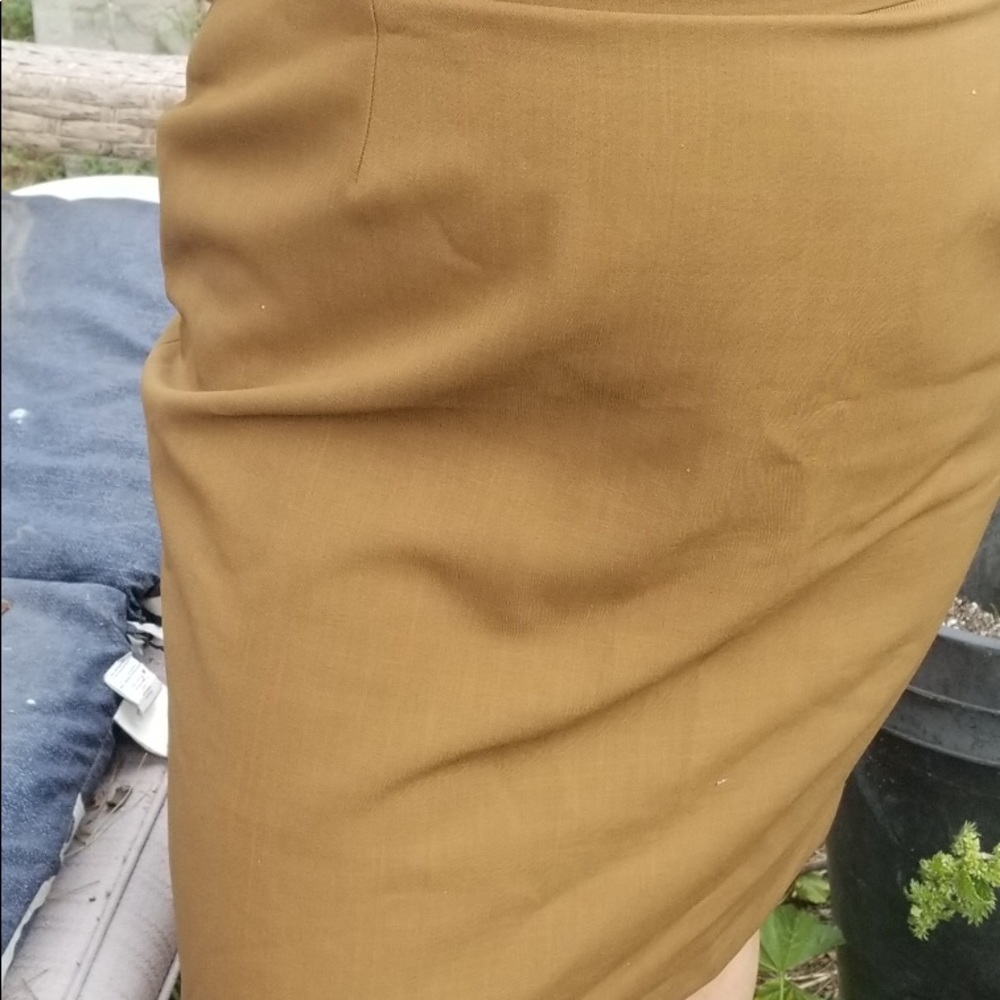 Professional looking skirt with a tabaco hue
